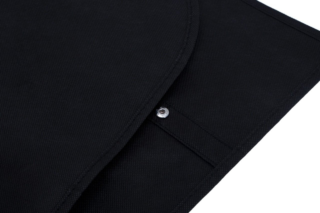 Husa pentru costum, cu maner, din material netesut, Polipropilenă, 60 x 130 cm, Negru, UUHH03 - HUMERO