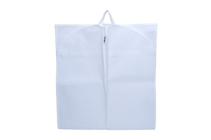 Husa pentru costum, cu maner, din material netesut, Polipropilenă, 60 x 130 cm, Alb, UUHH04 - HUMERO