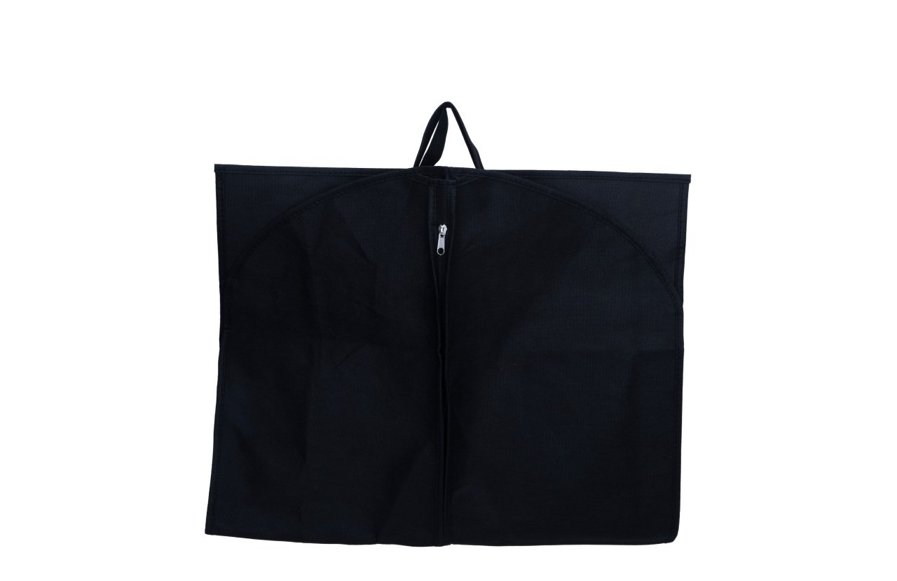 Husa pentru costum, cu maner, din material netesut, Polipropilenă, 60 x 130 cm, Negru, UUHH03 - HUMERO